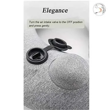 YJNBD Inflatable Travel Pillow，Hoodie Pillow，Inflatable Neck Pillow with Hood for Adult Plane Flight, Blue Washable Ergonomic Hoodie Cover for Airplane Train Subway.