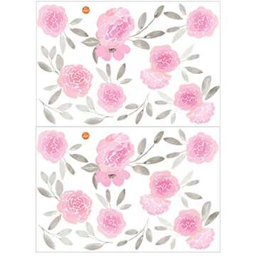 Wall Pops May Flowers Wall Art Kit - Removable Floral Decals