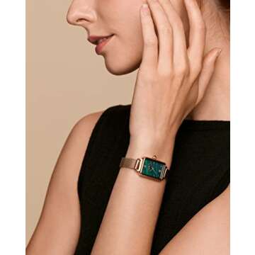 Lola Rose Classy Watches for Women, Women 's Wrist Watch with Rose Gold Stainless Steel Band, Womens...