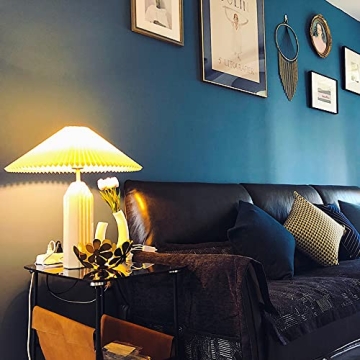 PUFEIDS Retro Ceramic Table Lamp Cream Modern Elegant Lighting