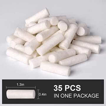 Fire Starters for Campfires, Camping Emergency, Survival, Fire Pits, Grills, Fireplace with 5+ Minute Burn 35 Counts