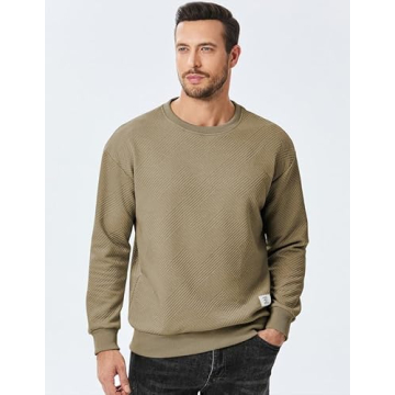 Dokotoo Brown Lightweight Crewneck Sweatshirt