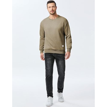 Dokotoo Brown Lightweight Crewneck Sweatshirt
