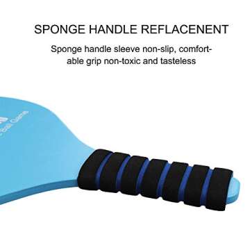 Paddle Ball, LYGZTing Sport Racket Indoor Outdoor Racquet Beach Game Game Beach Paddle Set Play at The Beach, Lawn or Backyard Easter