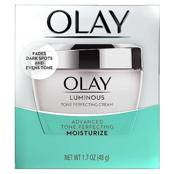 Olay Dark Spot Corrector, Luminous Tone Perfecting Cream and Sun Spot Remover, Advanced Tone Perfecting Face Moisturizer, 48 g