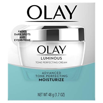 Olay Dark Spot Corrector, Luminous Tone Perfecting Cream and Sun Spot Remover, Advanced Tone Perfecting Face Moisturizer, 48 g