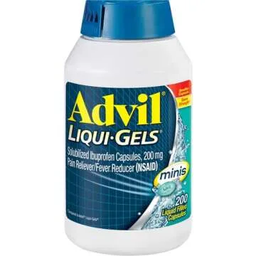 Advil Liqui-Gels Minis Pain Relief for Adults - 200 Capsules