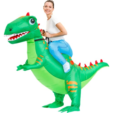 KOOY Inflatable Dinosaur Costume for Fun Celebrations