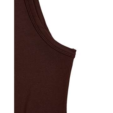 Milumia Women's 3 Pack Sleeveless Bodysuit Set in Brown
