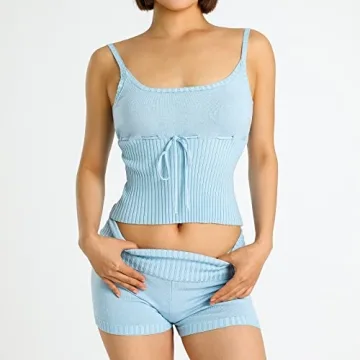 Argeousgor Floral Print 2 Piece Shorts Sets for Women