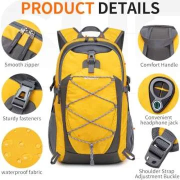 SHENHU 40L Lightweight Waterproof Hiking Backpack