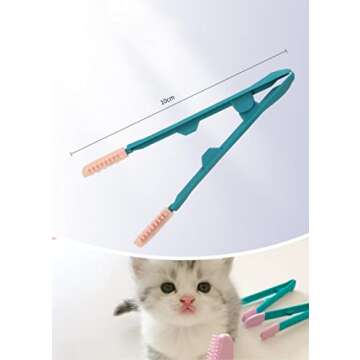Cat Grooming Brush for Tear Stains and Ear Cleaning