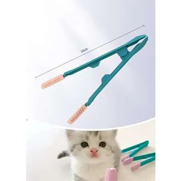 Cat Grooming Brush for Tear Stains and Ear Cleaning
