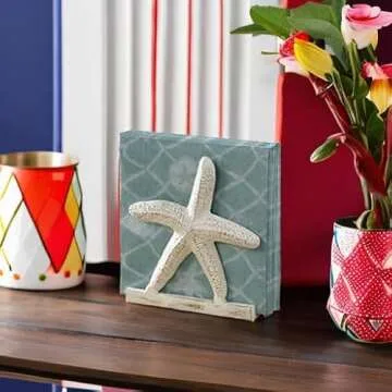 Stylish Tropical Nautical Starfish Napkin Holder