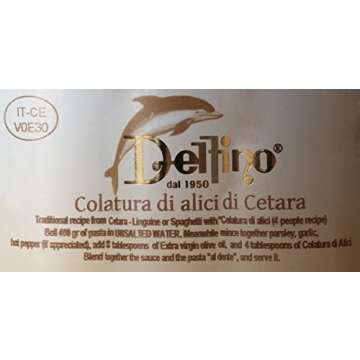 Delfino Cetara Colatura di Alici Anchovy Extract 8.4 Fluid Ounce