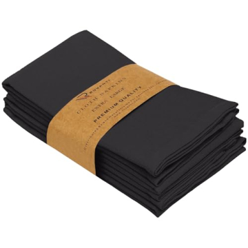 Ruvanti Cloth Napkins Set of 4, 18x18 Inches Napkins Cloth Washable, Soft, Durable, Absorbent, Cotto...