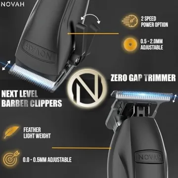 Novah® Professional Hair Clippers for Superior Home Grooming