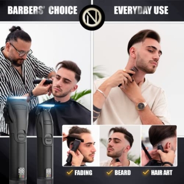 Novah® Professional Hair Clippers for Superior Home Grooming