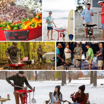 FIREDISC Wind Helmet for Superior Cooking Performance