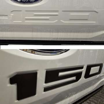 Tailgate Insert Letters for 2021-2024 F-150 with Strong Adhesive