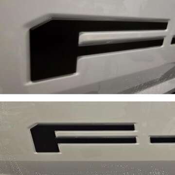 Tailgate Insert Letters for 2021-2024 F-150 with Strong Adhesive