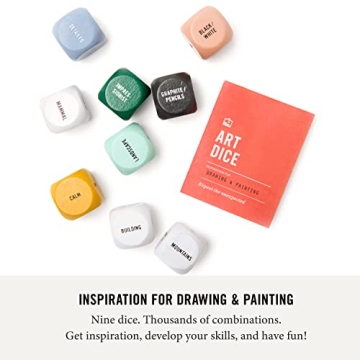 Art Dice by Two Tumbleweeds - Creative Inspiration Game