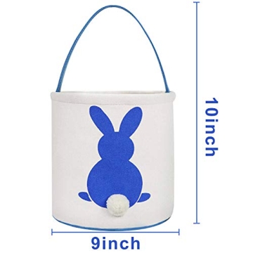 TOPLEE Easter Bunny Basket Set for Kids - Personalized Fun