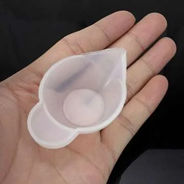 15 PCS Silicone Mold Cup Dispenser for Crafts and Baking
