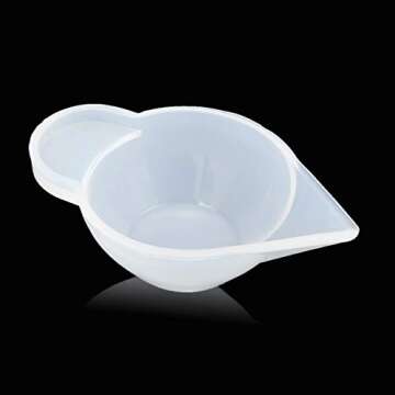 15 PCS Silicone Mold Cup Dispenser for Crafts and Baking
