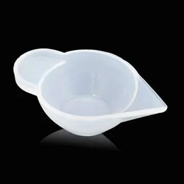 15 PCS Silicone Mold Cup Dispenser for Crafts and Baking