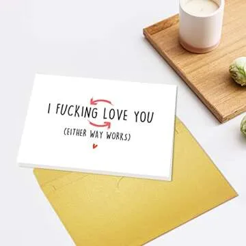 Spercy Funny Valentine's Day Card for Couples