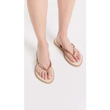 Havaianas Women's Slim Point Flip Flops in Crocus Rose