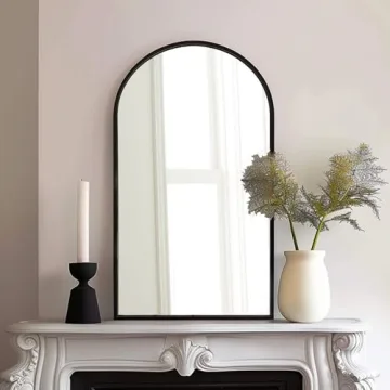 Stylish Dewfig Arched Wall Mounted Mirror for Homes