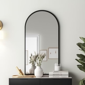 Stylish Dewfig Arched Wall Mounted Mirror for Homes