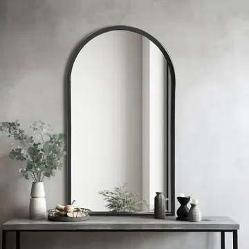 Stylish Dewfig Arched Wall Mounted Mirror for Homes