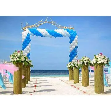 Balloon Strip Tape 50Ft Long to Make Arch Garland Steamer for Birthday Wedding Baby shower Party Decorations