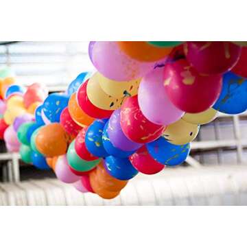 Balloon Strip Tape 50Ft Long to Make Arch Garland Steamer for Birthday Wedding Baby shower Party Decorations