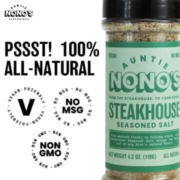 All-Natural Gluten-Free Steakhouse Seasoned Salt 4.2 oz