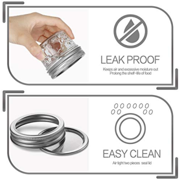 VERONES 4 OZ Mason Jars - Canning, DIY, and Gifting Solutions