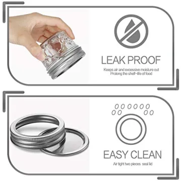 VERONES 4 OZ Mason Jars - Canning, DIY, and Gifting Solutions