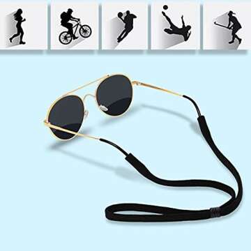 HALF CRESCEN Adjustable Eyeglasses Strap for All