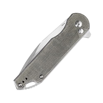 Kizer XL EDC Knife 154CM Steel, Micarta Handle Folding Knife