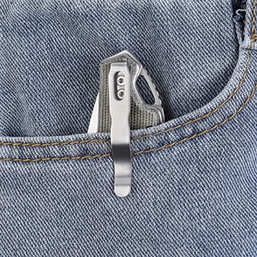 Kizer XL EDC Knife 154CM Steel, Micarta Handle Folding Knife