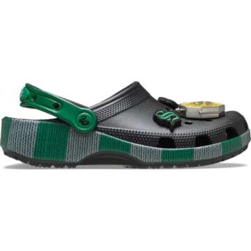 Crocs Unisex-Adult Classic Harry Potter Clogs, Slytherin/Green Multi, 9 Women/7 Men
