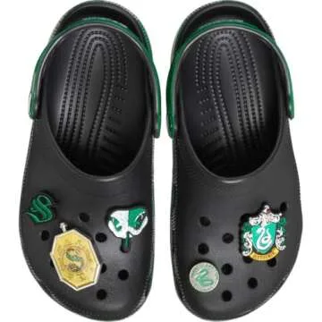 Crocs Unisex-Adult Classic Harry Potter Clogs, Slytherin/Green Multi, 9 Women/7 Men