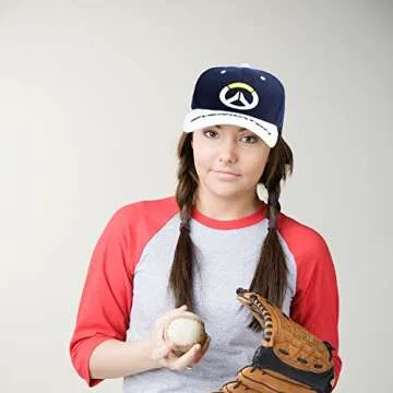 Ehomely Overwatch Flat Bill Snapback Adjustable Hat