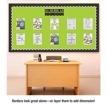 Carson Dellosa 36 Ft Scalloped Bulletin Board Borders