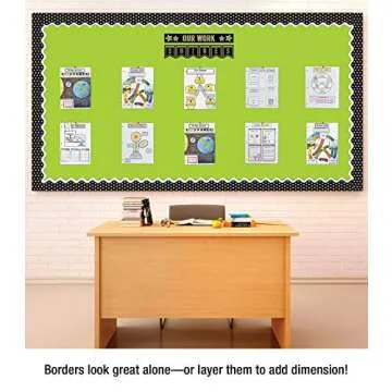 Carson Dellosa 36 Ft Scalloped Bulletin Board Borders
