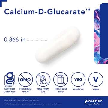Pure Calcium-D-Glucarate Capsules for Detox Support