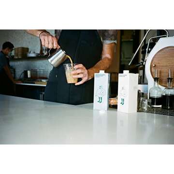 Minor Figures - Oat Milk, Unsweetened Barista Oat Milk, 32 Oz | Non Dairy Milk | Coffee Creamer | Plant Based | Vegan | Shelf Stable, 6 pack